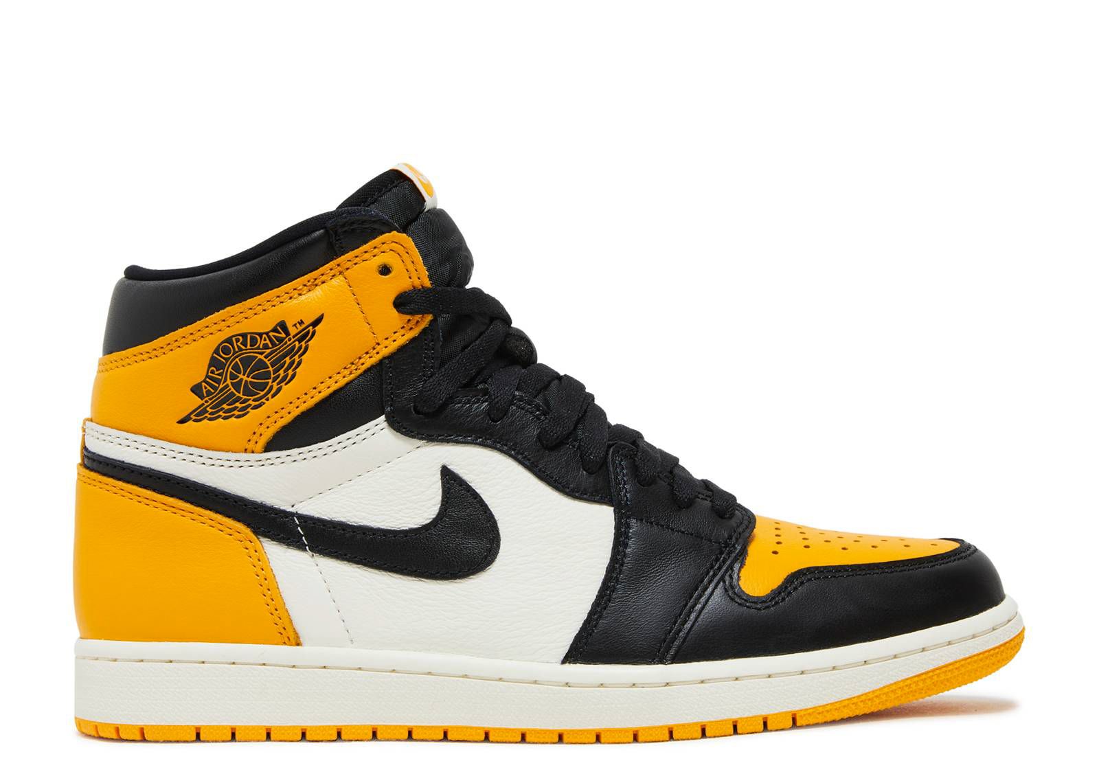 AIR JORDAN 1 MID 'REVERSE YELLOW TOE'