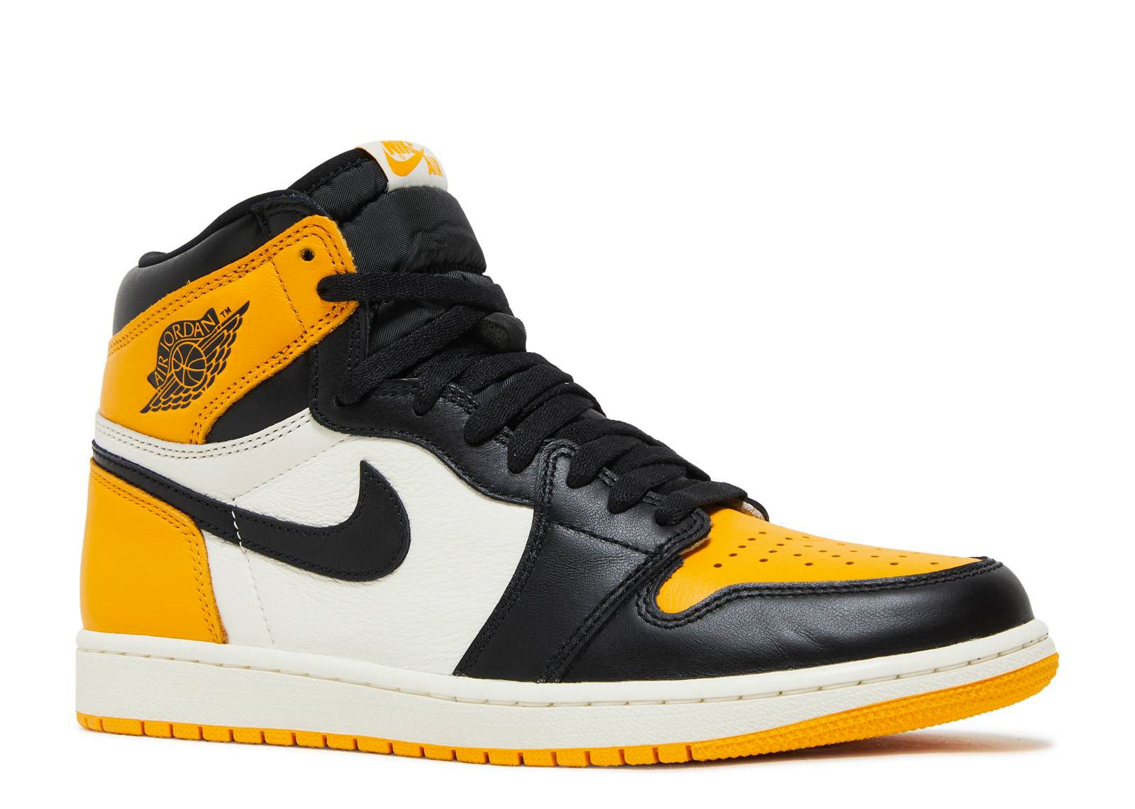 AIR JORDAN 1 MID 'REVERSE YELLOW TOE'