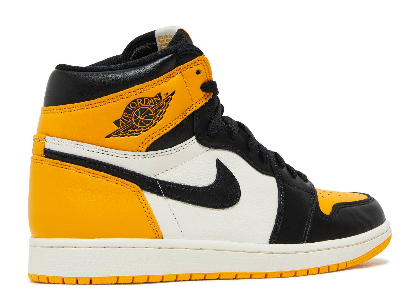 AIR JORDAN 1 MID 'REVERSE YELLOW TOE'